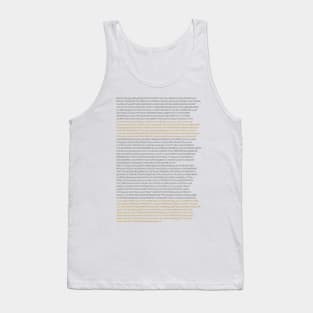 Computer Code Digital Text Paragraph Design Tank Top